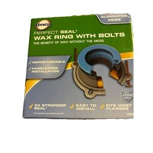 DANCO Perfect Seal Wax Ring With Bolts Fits Most Flanges 10826 Easy To Install